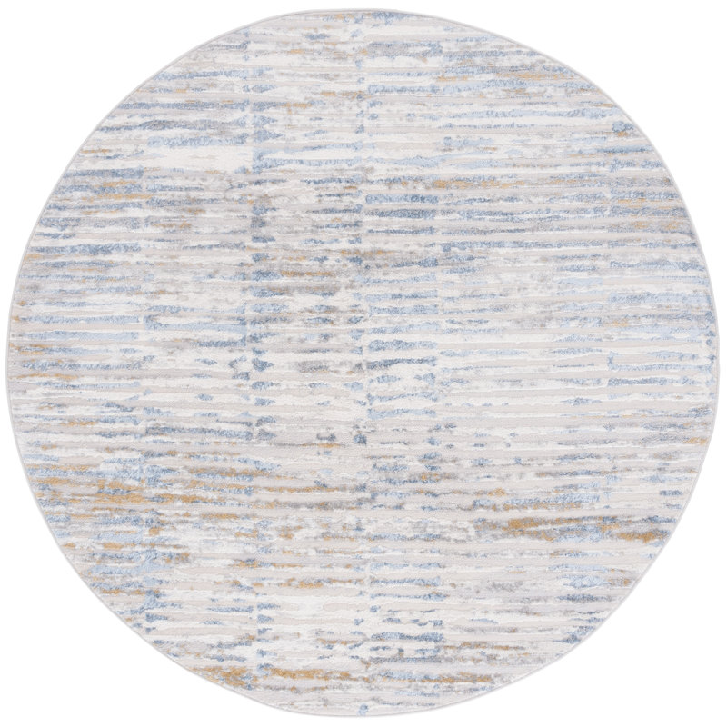 Palma Performance Oriental Rug, Round 6'7"