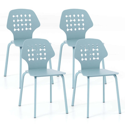 Chaise d'appoint en métal Lonney