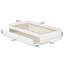 Lit plateforme en bois massif avec lit gigogne assorti Lamariah-457229957-457229956