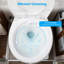Toilette de camping à profil bas de 15 po avec pédale de bidet pour camping-car RV Yescom-125560762