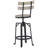 Jihoon Swivel Adjustable Height Counter Stool with Metal Frame