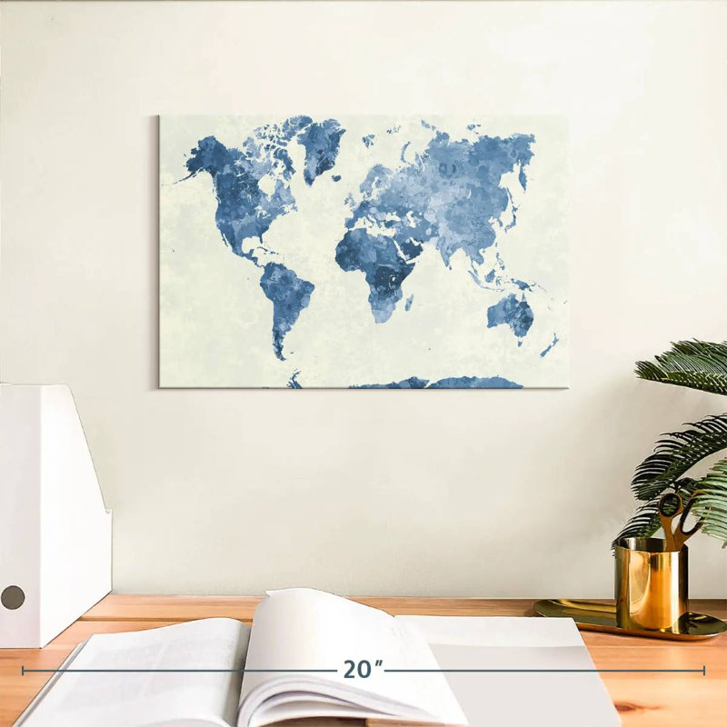 Carte bleue d'Aliaz, H 8 po x l 12 po