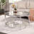 32.3" Round Acrylic Coffee Table