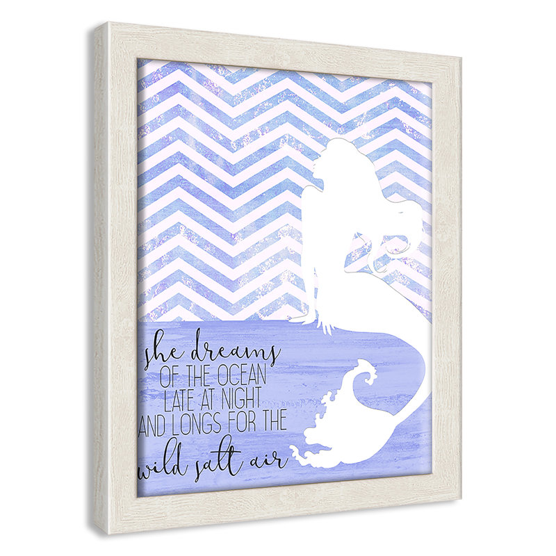 Adhésif décoratif She Dreams, H 10 po x l 8 po x P 1,18 po, Encadré de boîte à grain de bois blanc