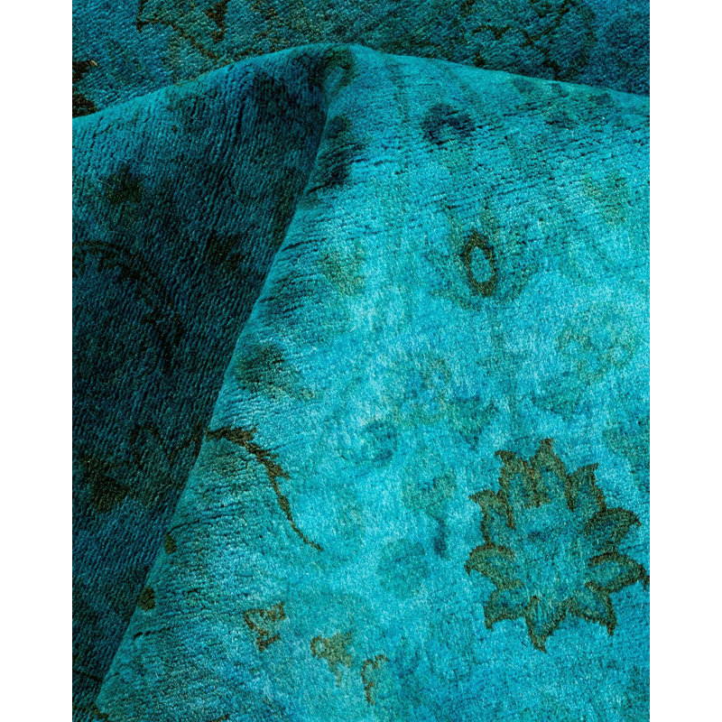 Fine Vibrance One-of-a-Kind 6' 0" X 9' 4" Hand Knotted Area Rug