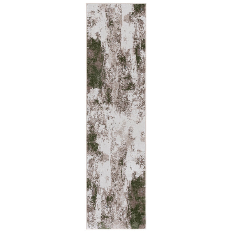 Naulakh 128 Performance Machine Washable Abstract Rug, Runner 2'2" x 8'