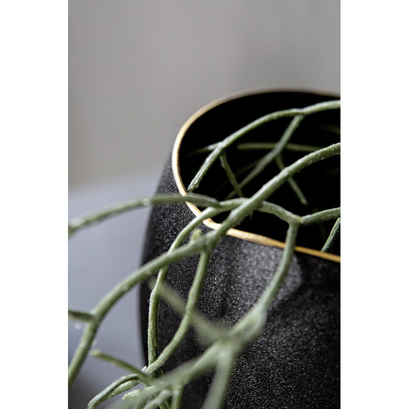 Kalea Handmade Ceramic Table Vase, 15cm H x 14cm W x 14cm D