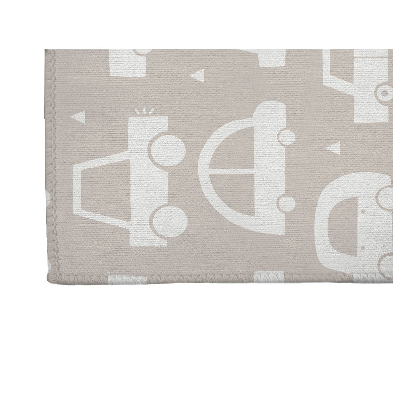Paillasson Driveway, Taupe/White, L 36 po x L 60 po