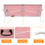 Table pliante rose de 8 pi, table en plastique portative pour le camping, les pique-niques, les fêtes, la table pliante à haute charge