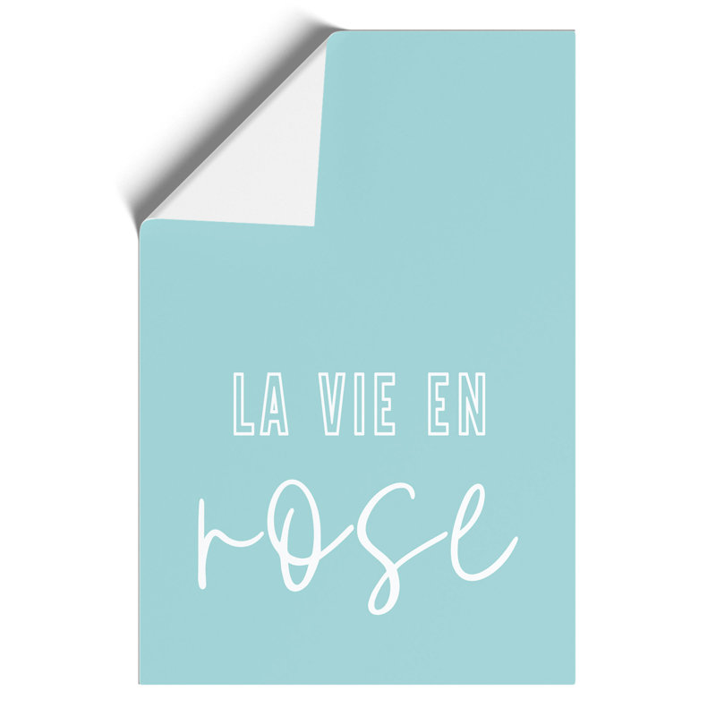 La Vie En Rose - Frameless Print, 30cm H x 21cm W x 0.1cm D