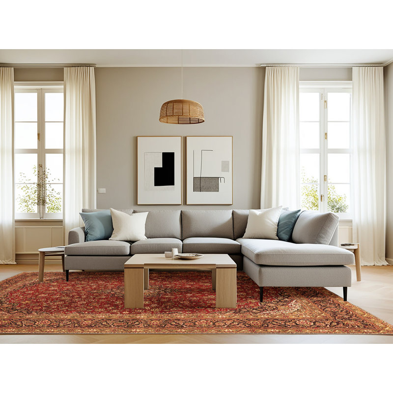 Artherine Performance Oriental Indoor Rug, Rectangle 8' x 12'