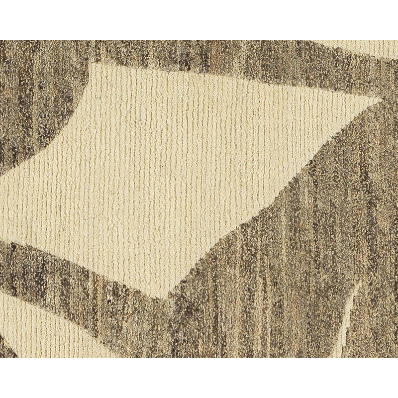 Paradise Hand Knotted Floral Area Rug in Beige/Taupe, Rectangle 3' x 5'