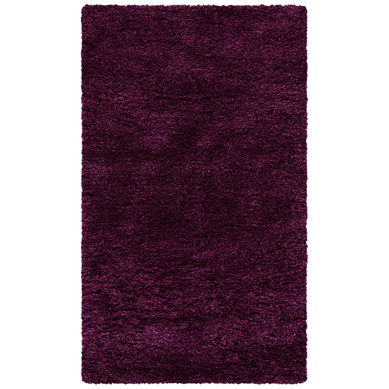 Irmtrud Area Rug, Rectangle 4' x 6', Purple 