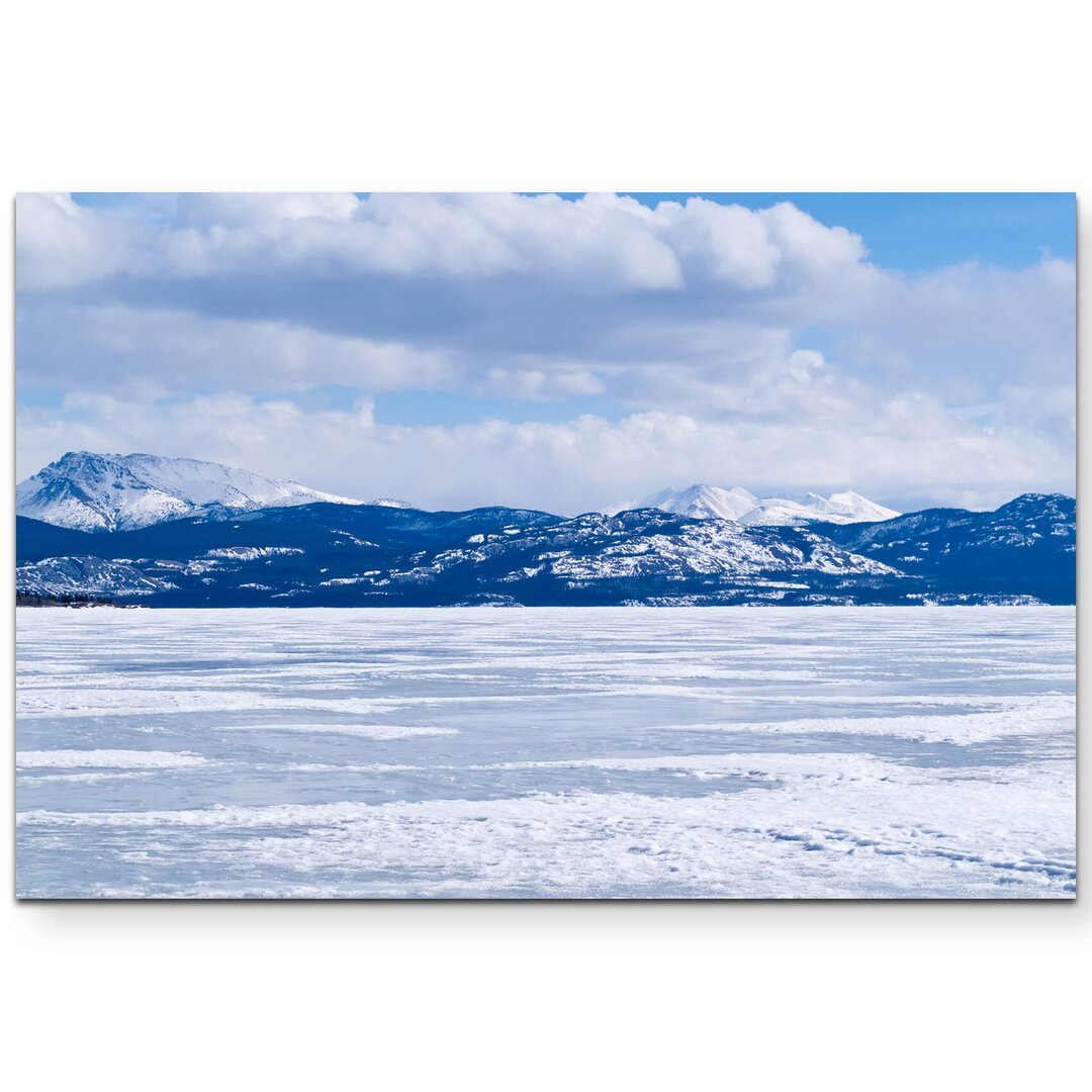 Leinwandbild Kalte Winterlandschaft in Kanada