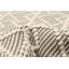 Tapis unique en laine crème / gris 5 pi x 8 pi 2 po Demarion