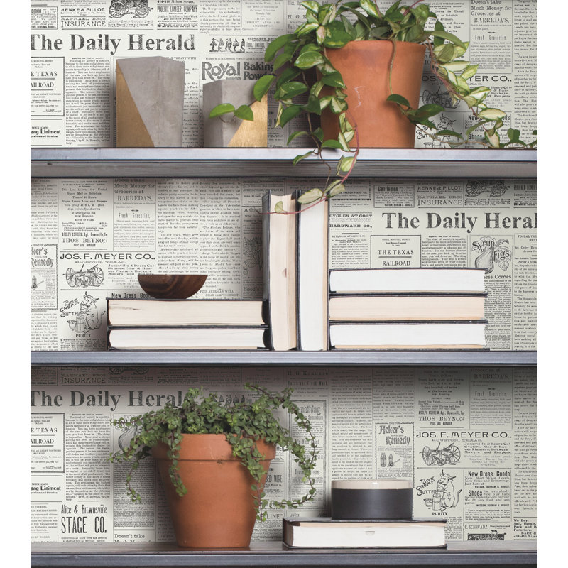 Le papier peint The Daily, blanc