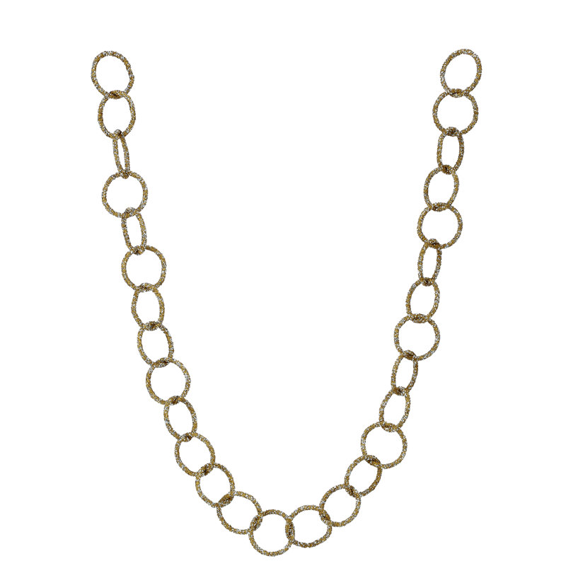 60" Metallic Loop Garland, Gold