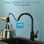 Robinet de cuisine sans contact, robinet de cuisine intelligent automatique mains libres-118350859