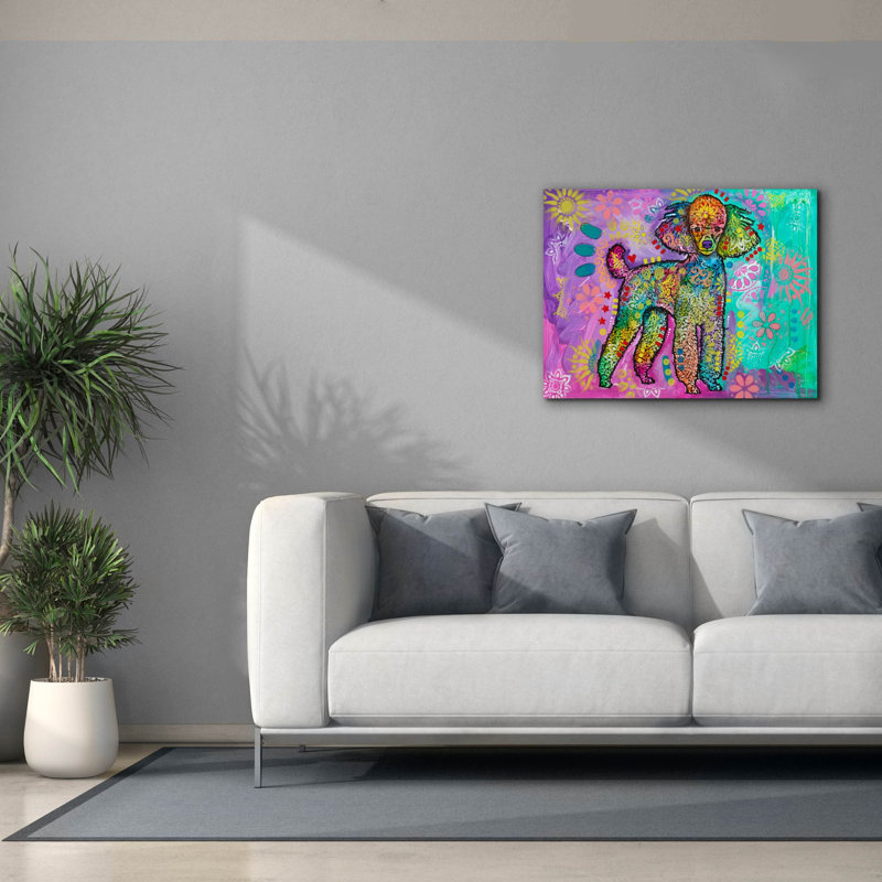 «I Have An Appointment» par Dean Russo, art mural sur toile, H 26 po x l 34 po x P 1,5 po
