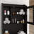 Modern Over The Toilet Space Saver Organization Wood Storage Cabinet For Home, Bathroom - Espresso