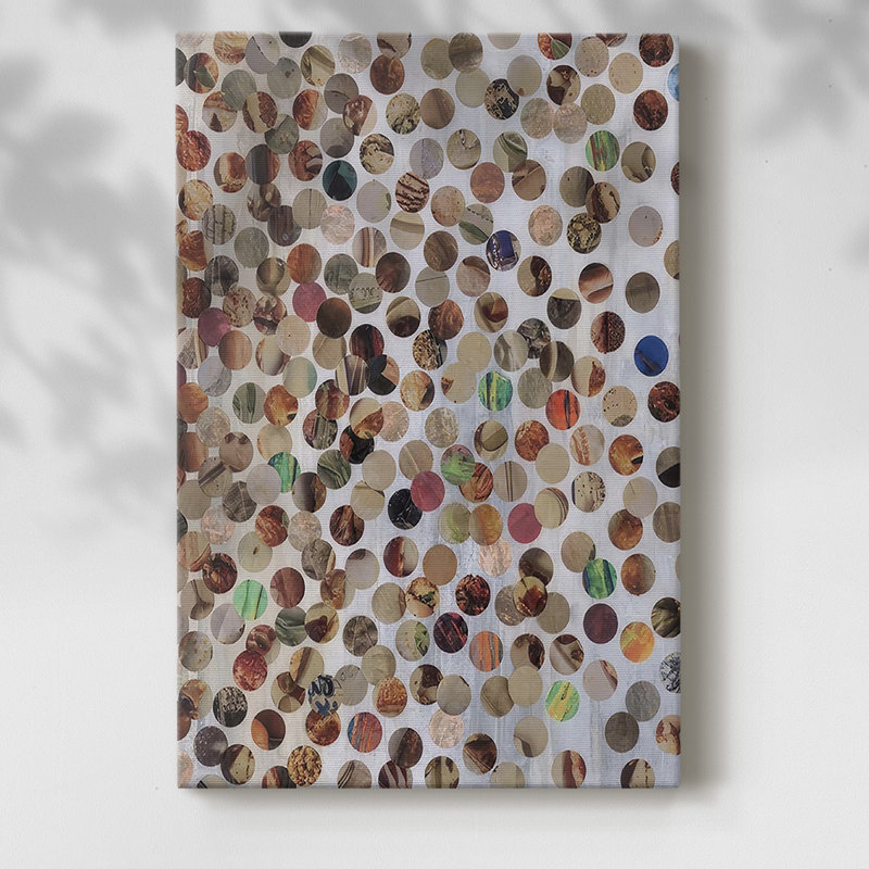 100 Pennies I, 36" H x 24" W