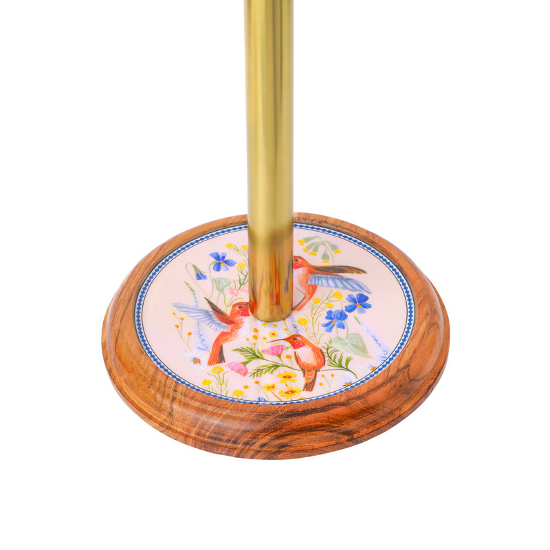 Porte-serviettes de jardin en émail Songbird