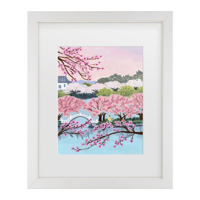 Bolog Sarah Gesek Blossom Ride Matted Framed Art