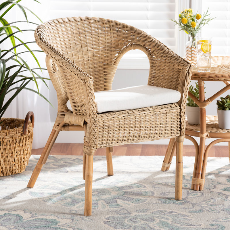 Caridwen 23.6" W Rattan Barrel Chair
