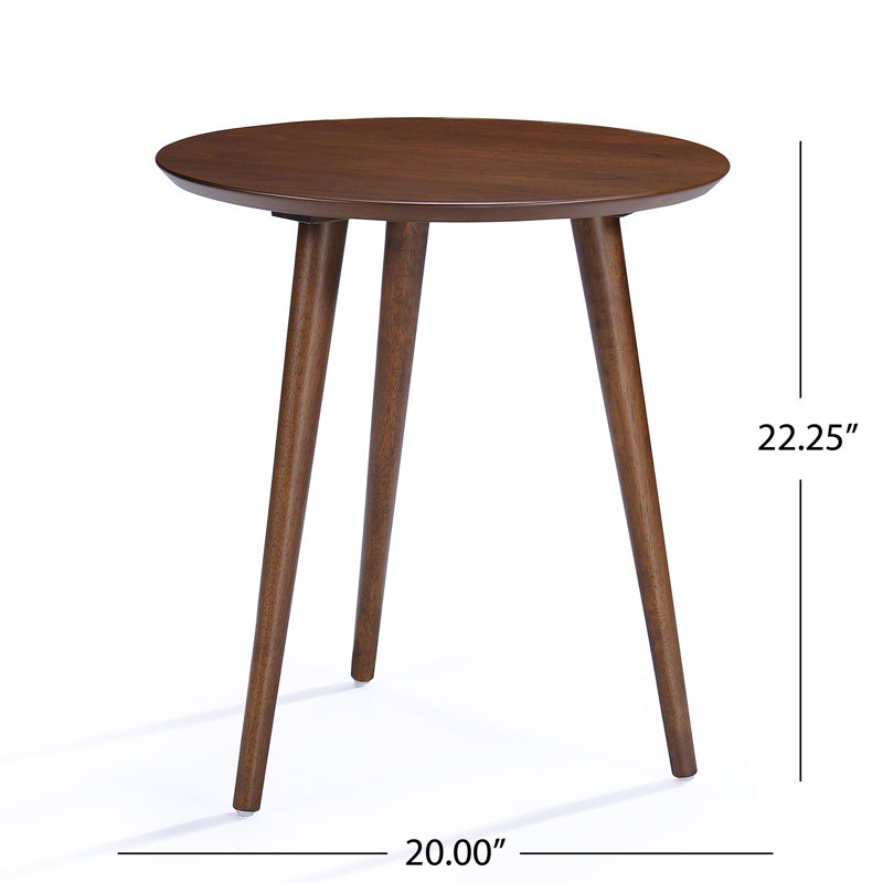 Table de bout Bryoni, Noyer