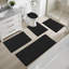 Ensemble de tapis de bain en microfibre 5 pièces avec envers antidérapant-984135063