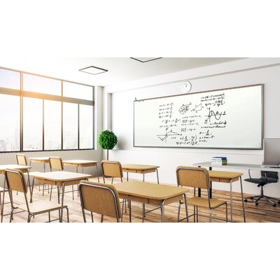 Wall Mounted Magnetic Whiteboard -  AARCO, 120A-23M