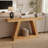 Chasidi Rectangular Pedestal Console Table-688177645