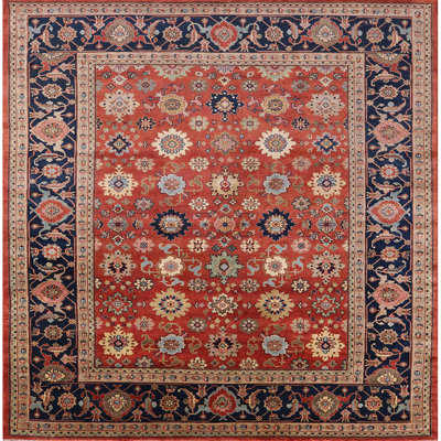 Tapis oriental rouge / brun Kavalier
