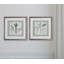 « pressed fleurs on shiplap », ensemble de 2 reproductions encadrées-27611530