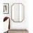 Aransa Scalloped Rectangle Wall Mirror-655899992-564624755