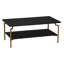 Table basse en chêne et fer-891839594