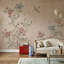 Papier peint chinois, pivoines, oiseaux-184645824-184645855