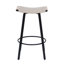 Chaises de salle à manger ergonomiques, siège, structure en métal, largeur de 20,47 po, polyvalente pour la cuisine intérieure et extérieure à hauteur de comptoir, hauteur de 26,13 po