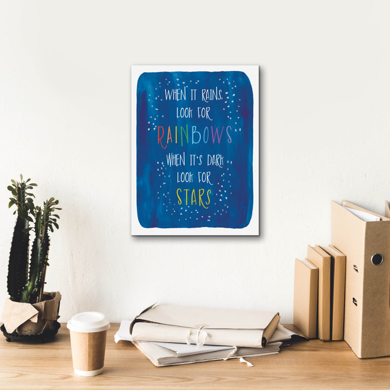 «Rain-stars» par Erin Clark, art mural sur toile, H 16 po x l 12 po x P 0,75 po
