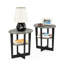 Bozko 2 Piece Oval Side Table Set-710213608