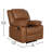 Arland Contemprary Faux Leather Pillow Back Recliner-1803024052