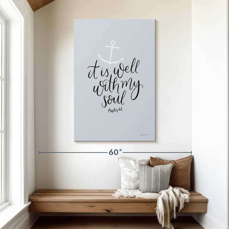 Tergel It Is Well With My Soul, H 48 po x l 32 po
