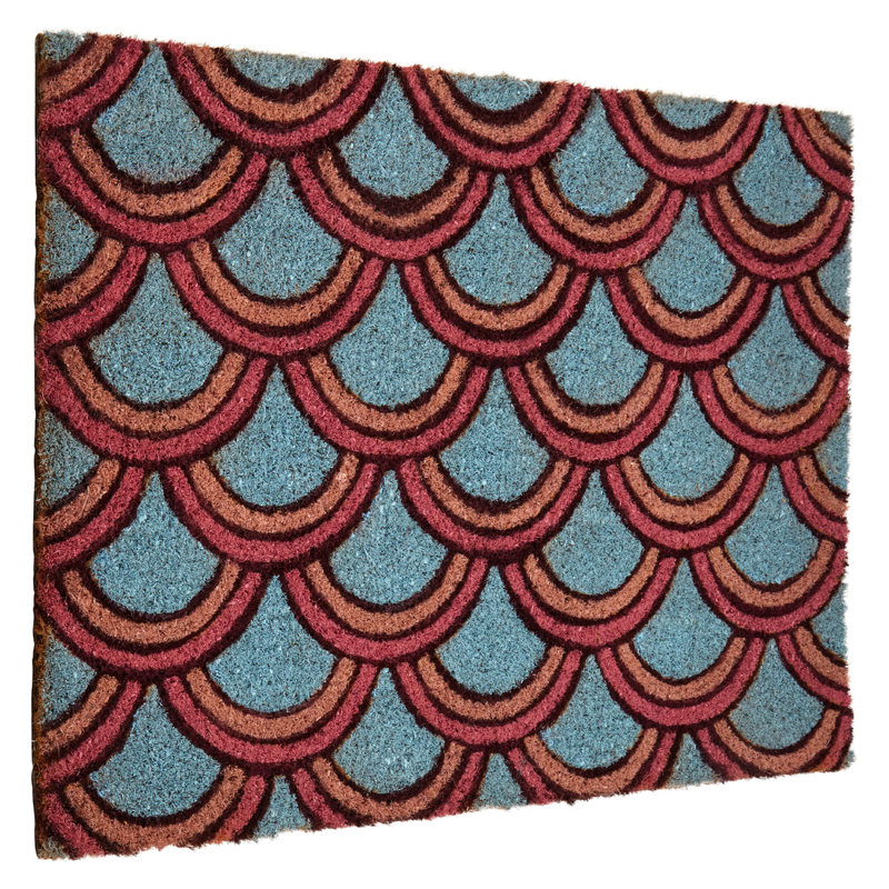 Hannah Non-Slip Geometric Indoor Doormat
