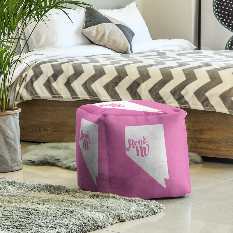 Repose-pieds à cubes nevada Reno, Rose