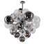 Lustre 15 lumières avec finition chromée