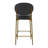 Velvet Upholstered Bar Stools Round (Set of 2 )-1661711600