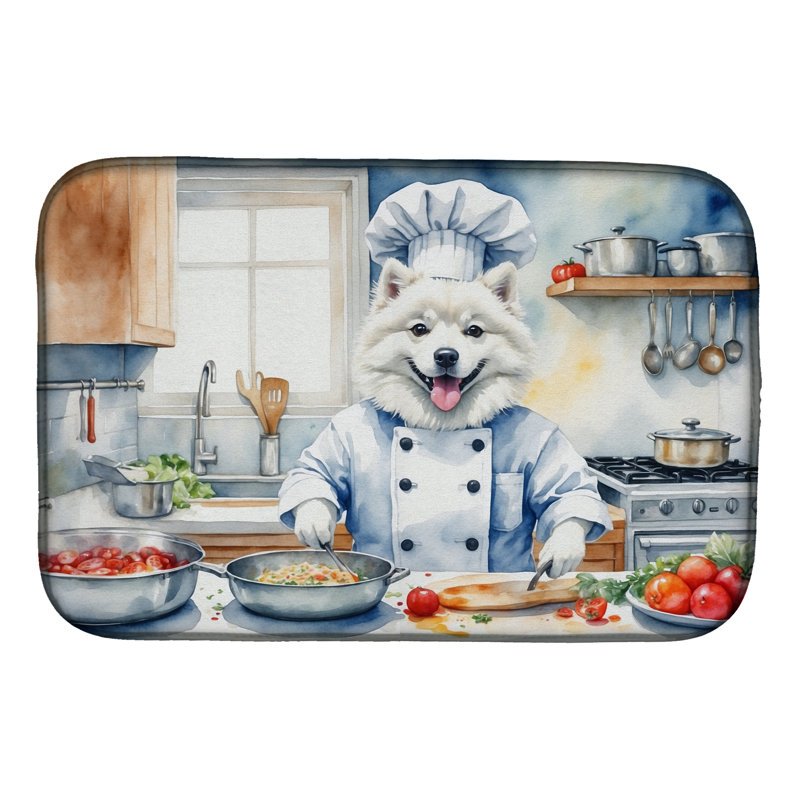 Tapis de cuisine American Eskimo The Chef