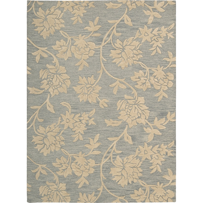Myaree Wool Floral Indoor Rug, Runner 2'3" x 8'