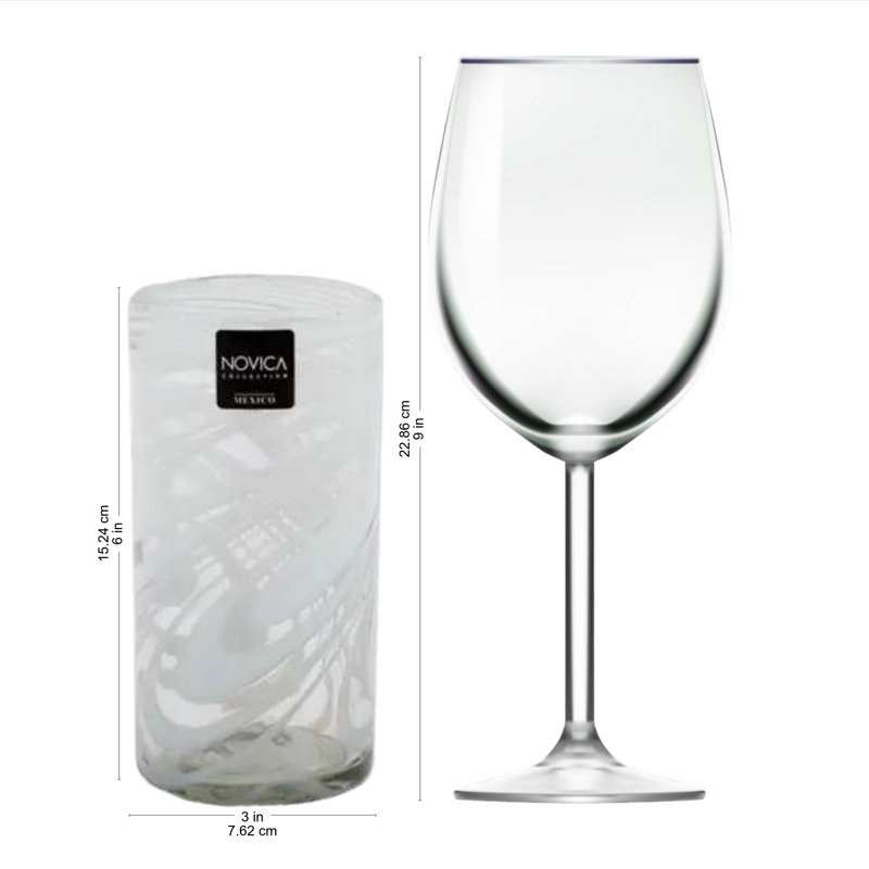 Broderick 13oz. Stemless Wine Glass Set