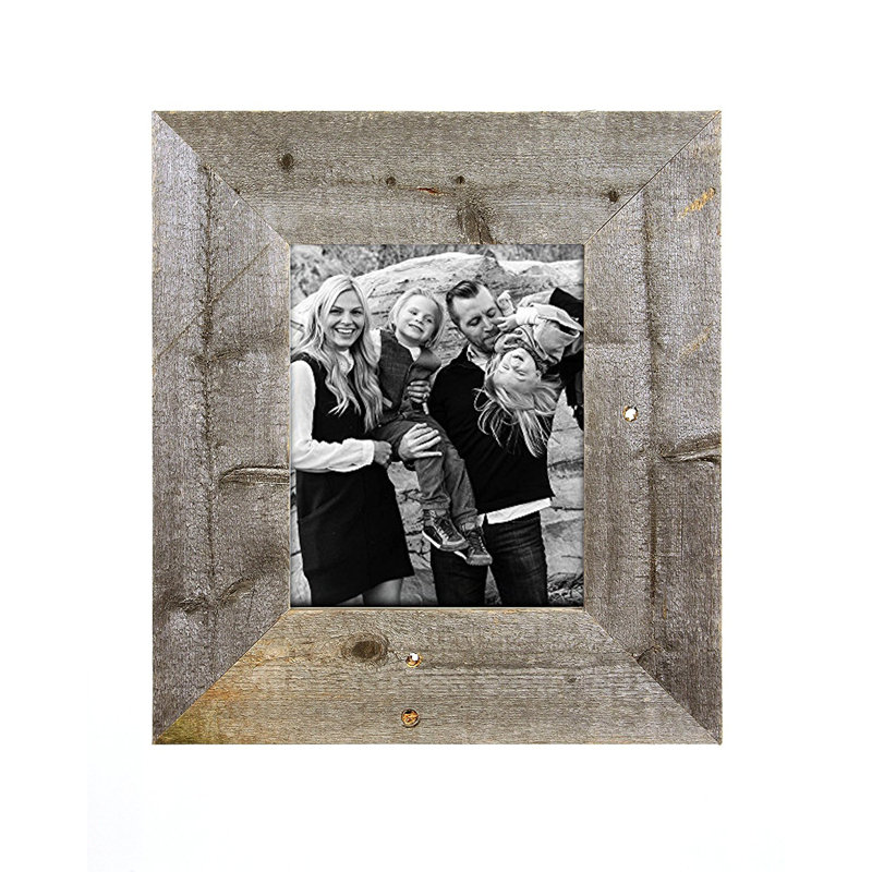 Weathered Gray Wood Matte Picture Frame, 8" x 10"
